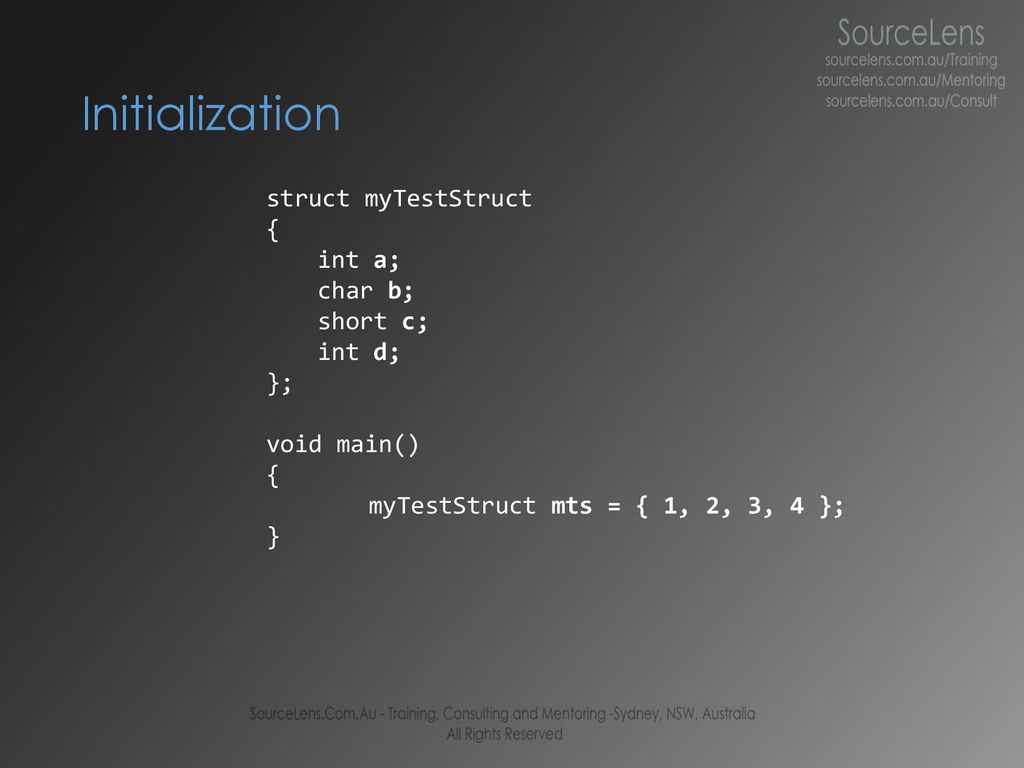 Structures in c By Anand ppt download